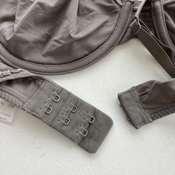 ERES NEW Charcoal Grey soft Soyeuse jersey bra 34B - Picture 4 of 5